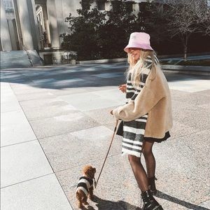 Teddy Coat, genuine Leather inside, purchased from UAL